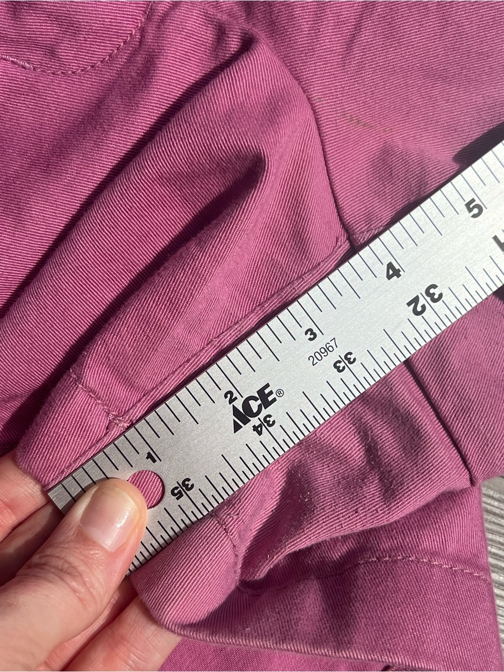 J.Crew Chino Shorts Women’s Size 12 Pink Raspberry Cotton Flat Front Casual - Picture 6 of 7